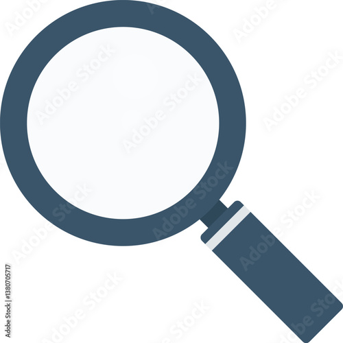 magnifier Illustration on a white background