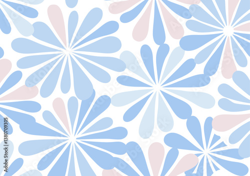 Blossoms Illustration for Wall Art, Book Covers, Invitations