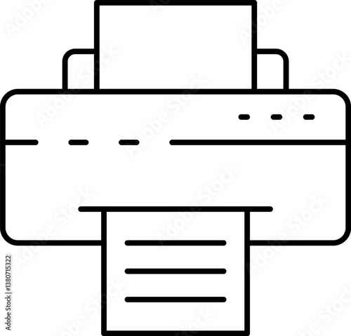 printer Illustration on a white background