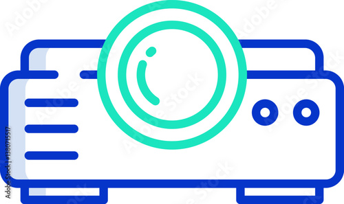 projector (2) Illustration on a white background