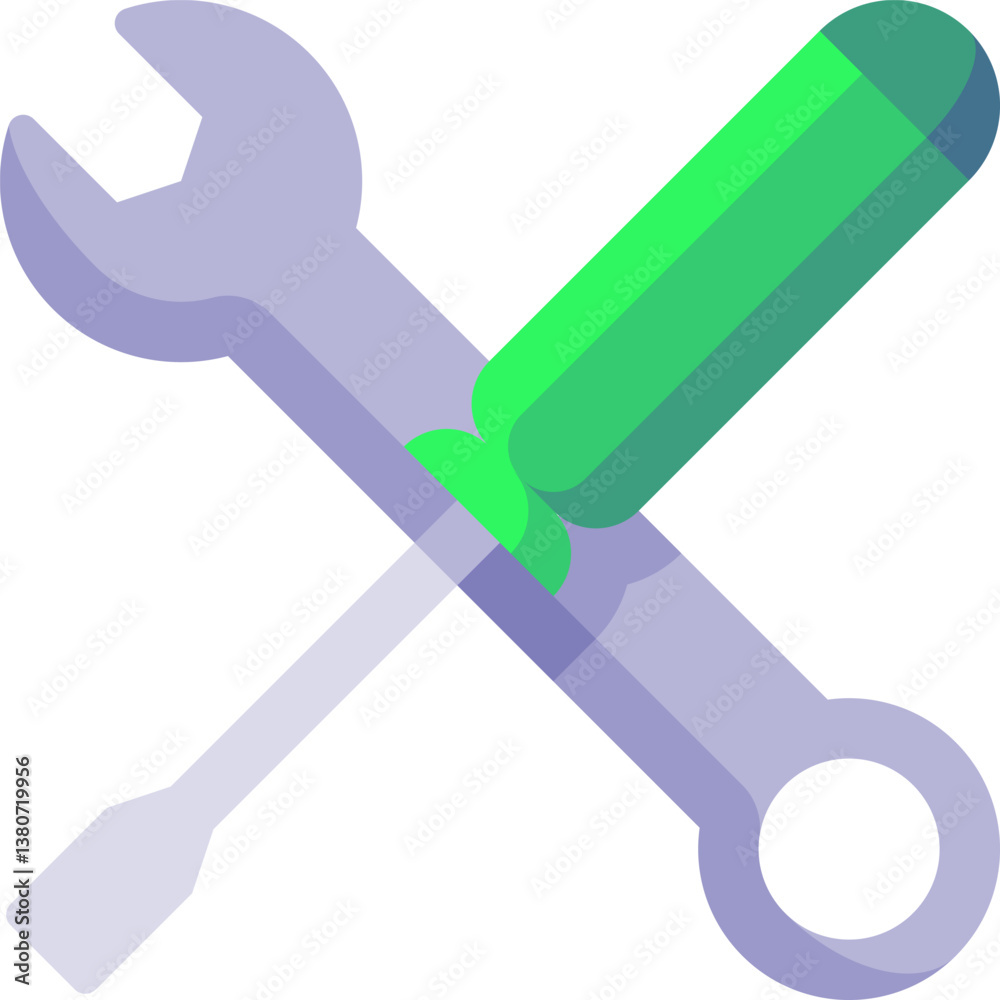screwdriver Illustration on a white background. screwdriver Illustration on a white background.