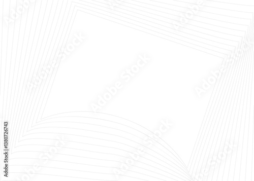 Abstract wave element for design. Curved wavy line smooth stripe. Modern pattern, technology, digital, science