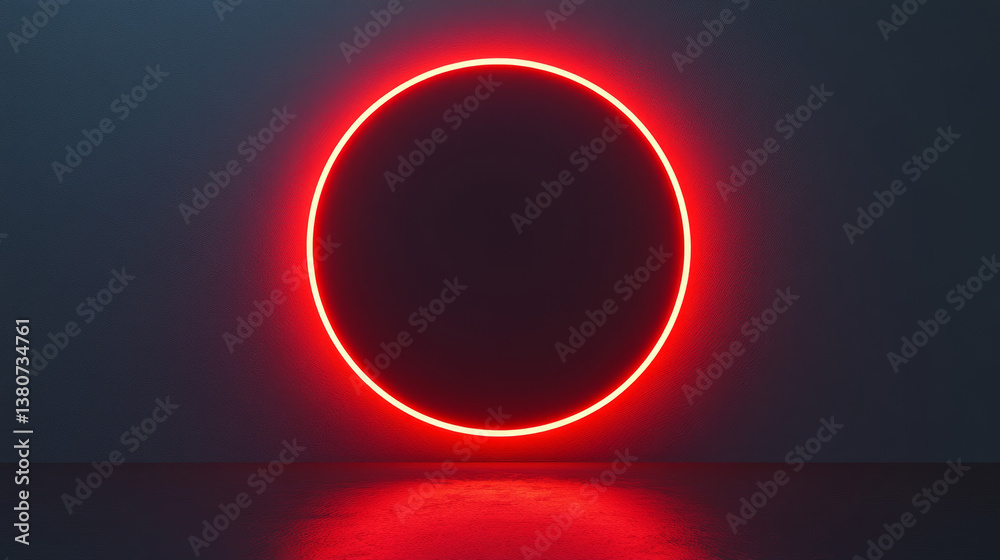 Show light circle red background. Vector illustration Show light circle red background. Vector illustration
