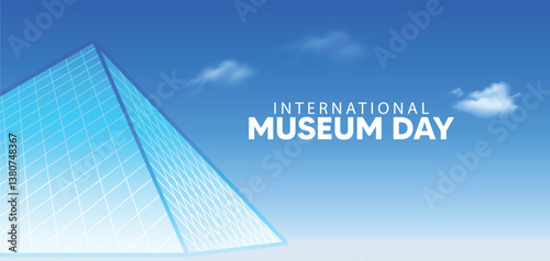 International Museum Day 18 May vector poster