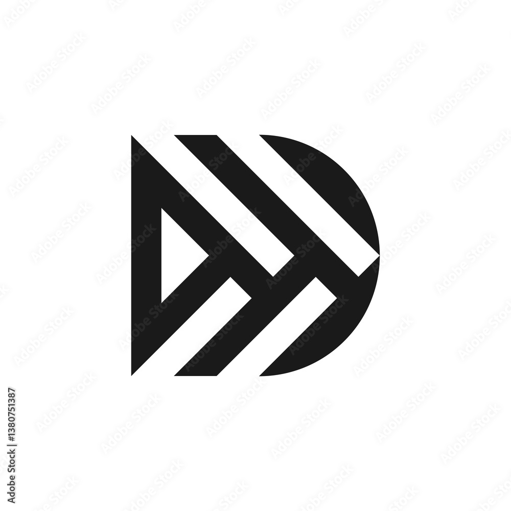 letter D logo letter D logo