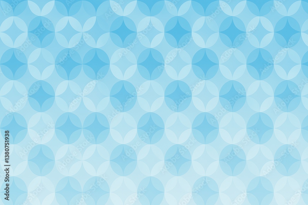 Geometric Harmony in Azure: An elegant geometric pattern composed of repeating shapes in varying shades of blue, creating a sense of depth and subtle interplay of light and shadow. Geometric Harmony in Azure: An elegant geometric pattern composed of repeating shapes in varying shades of blue, creating a sense of depth and subtle interplay of light and shadow.