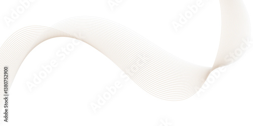 Premium abstract background design with wave line pattern texture in luxury pastel color.
