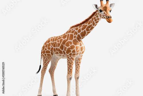 Wallpaper Mural Striking savannah giraffe showcasing its long neck and unique spots in a stunning natural setting captivating viewers Torontodigital.ca
