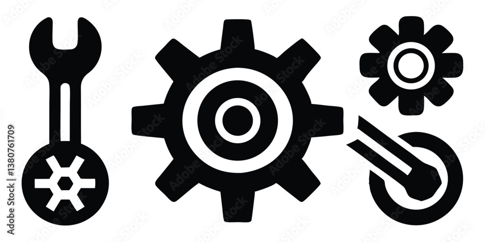 Settings Glyph Solid Icons Collection – High-Quality UI & UX Icons Settings Glyph Solid Icons Collection – High-Quality UI & UX Icons