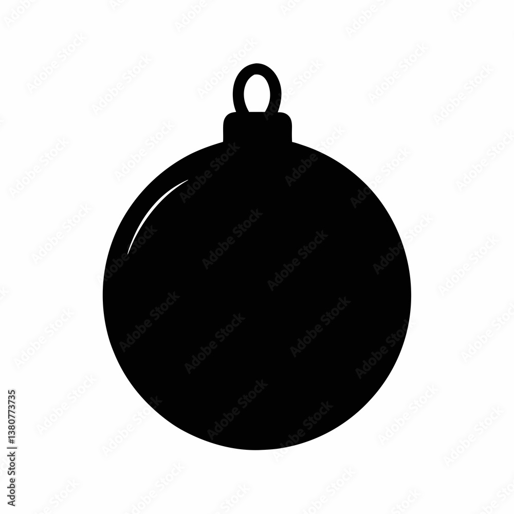 Obraz premium Christmas bomb vector illustration