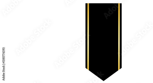 Elegant Golden Label, Premium Gold Banner