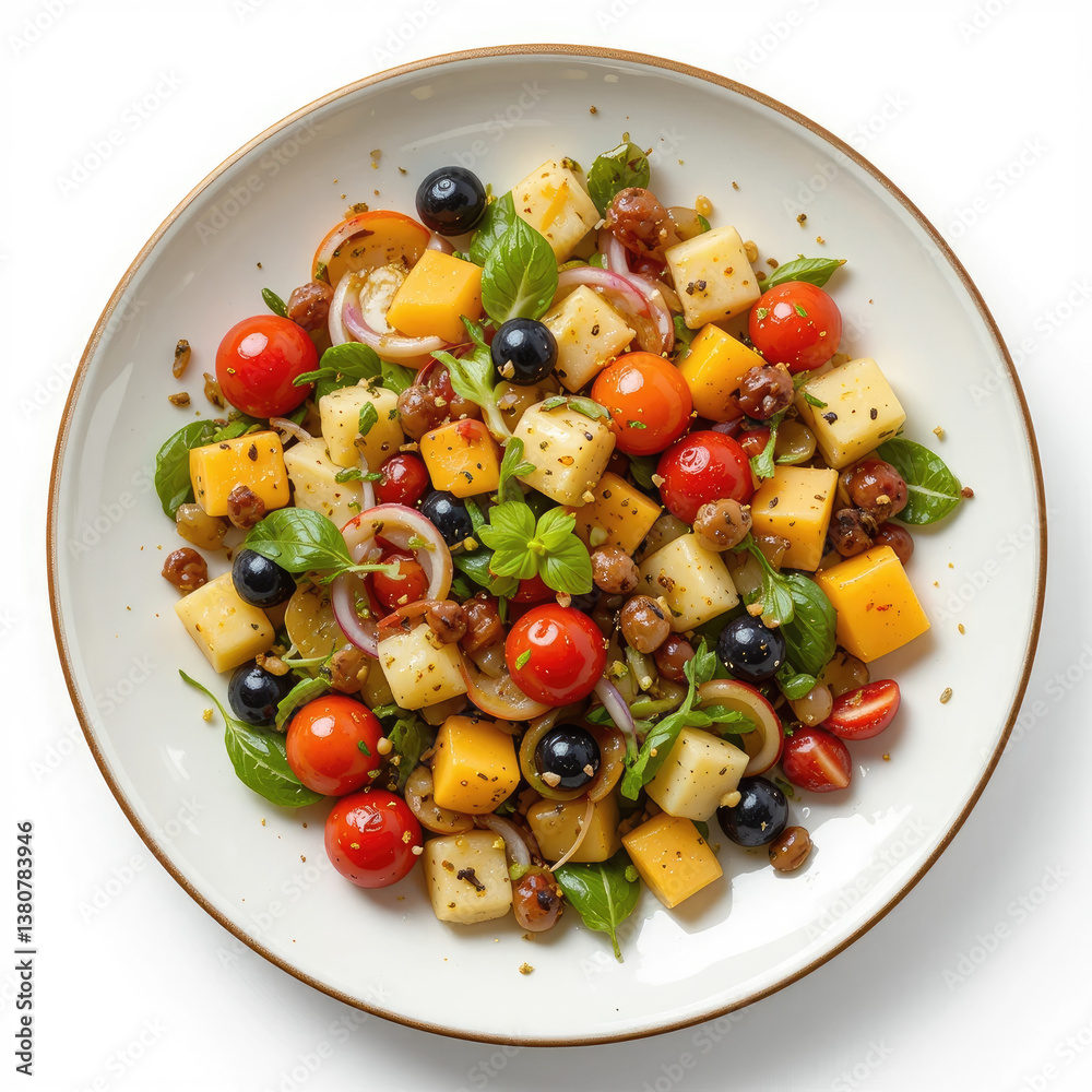 salad with tomatoes and olives salad with tomatoes and olives