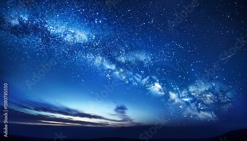 abstract blue background nightly sky