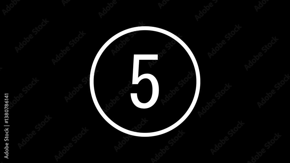 countdown 10 seconds animation 4k with white text countdown 10 seconds animation 4k with white text