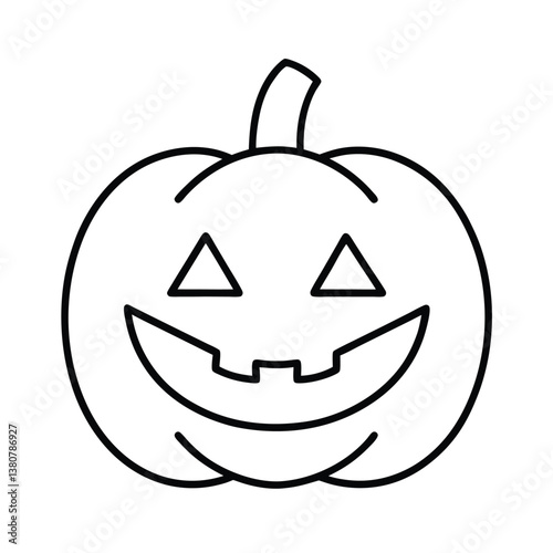 halloween jack o lantern vector illustration