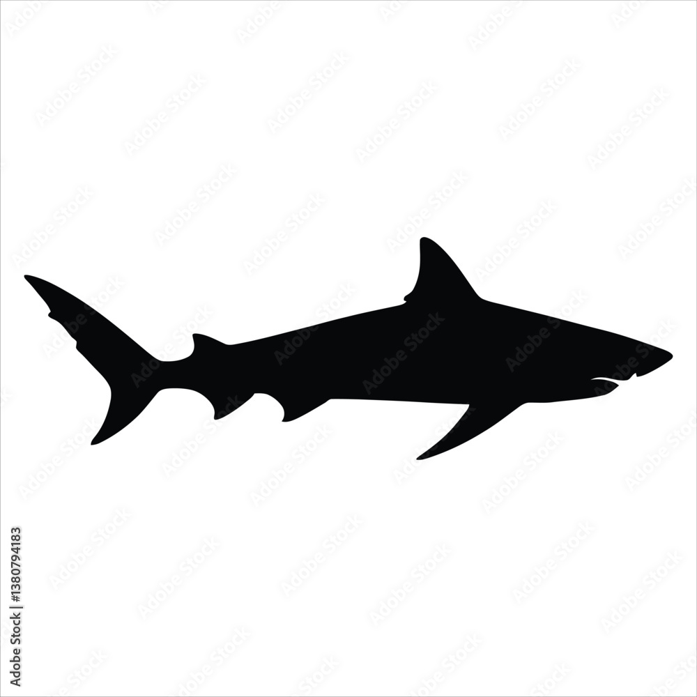 Black Shark Silhouette Image High-Quality Shark Outline Clipart for Logo Tattoo Design and Marine Life Illustrations Black Shark Silhouette Image High-Quality Shark Outline Clipart for Logo Tattoo Design and Marine Life Illustrations