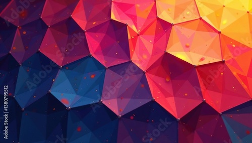 Repeating equilateral triangles forming a honeycomb, element, backdrop, tiles