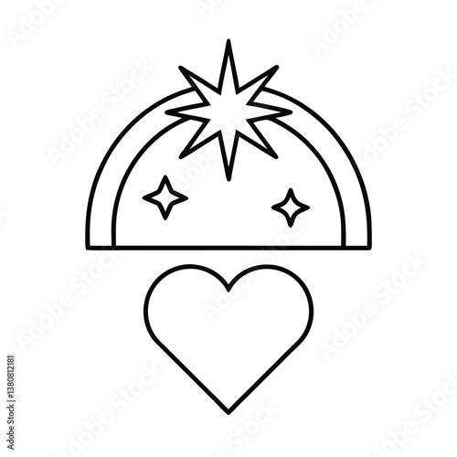 Symbol of Hope and Clarity Vector Art