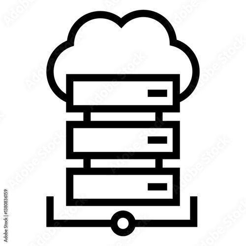 data centre vector icon