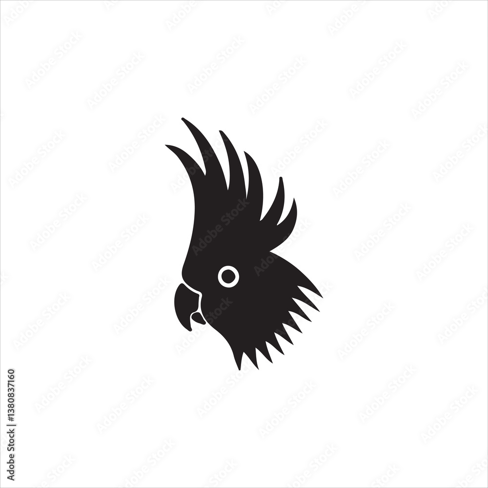 Fototapeta premium eagle head vector illustration