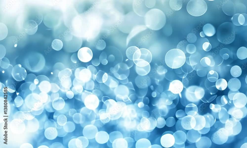Looping Animation of Pale Blue Bokeh Circles Moving Gently Across Soft Unfocused Copy Room Backdrop Made with Generative AI Technology Looping Animation of Pale Blue Bokeh Circles Moving Gently Across Soft Unfocused Copy Room Backdrop Made with Generative AI Technology