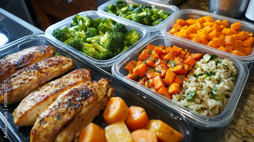 A college student meal prepping affordable and nutritious meals, using simple ingredients and portion control techniques, A college student meal prepping affordable and nutritious meals, using simple ingredients and portion control techniques,