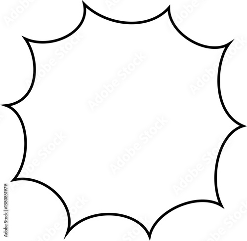 びっくり、強調のときに使えるふきだし