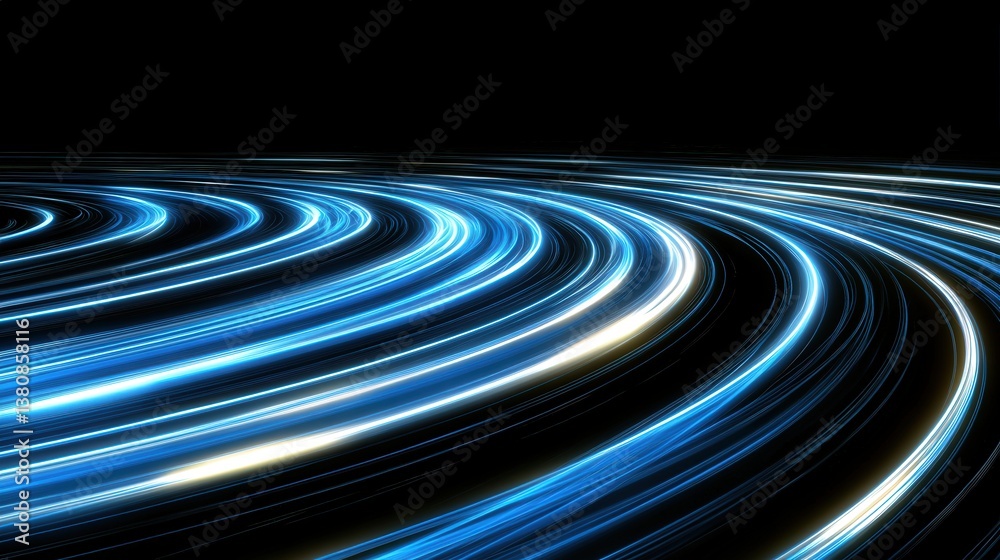An energetic abstract design showcasing flowing blue light trails swirling across a dark background, emphasizing movement, speed, and a sense of futuristic technology and creativity. An energetic abstract design showcasing flowing blue light trails swirling across a dark background, emphasizing movement, speed, and a sense of futuristic technology and creativity.