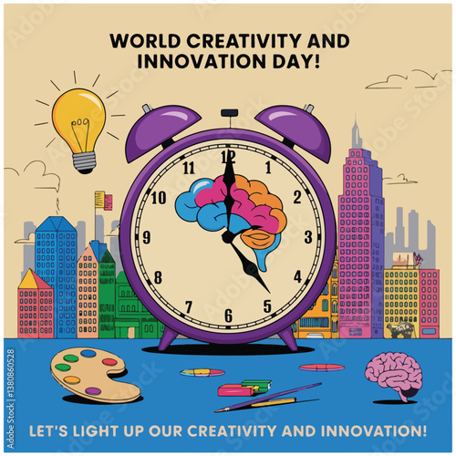 World Creativity and Innovation Day flyer poster image  9.eps