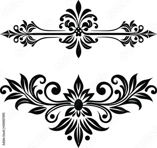 vector floral ornament