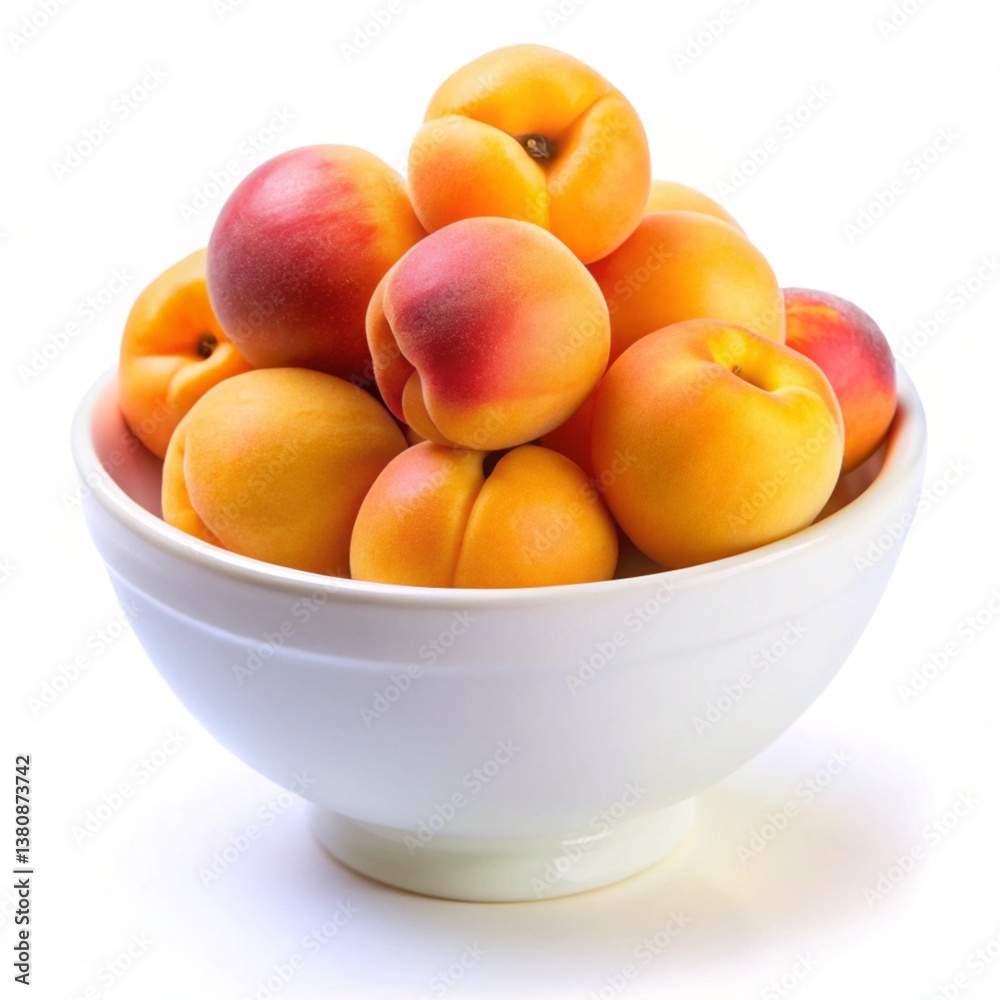 apricots in a bowl apricots in a bowl