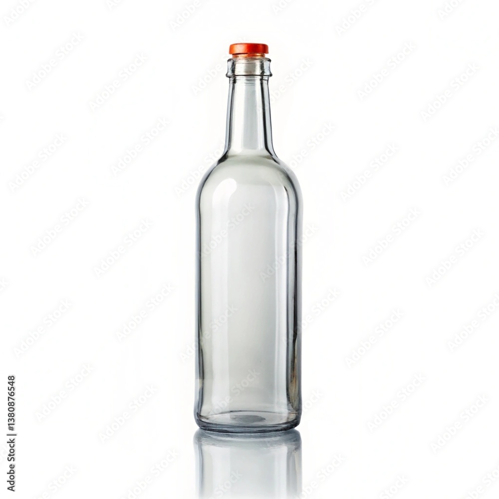 empty bottle isolated on white empty bottle isolated on white