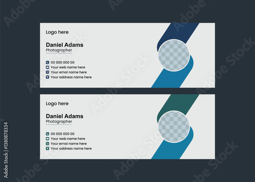 Modern corporate facebook cover template