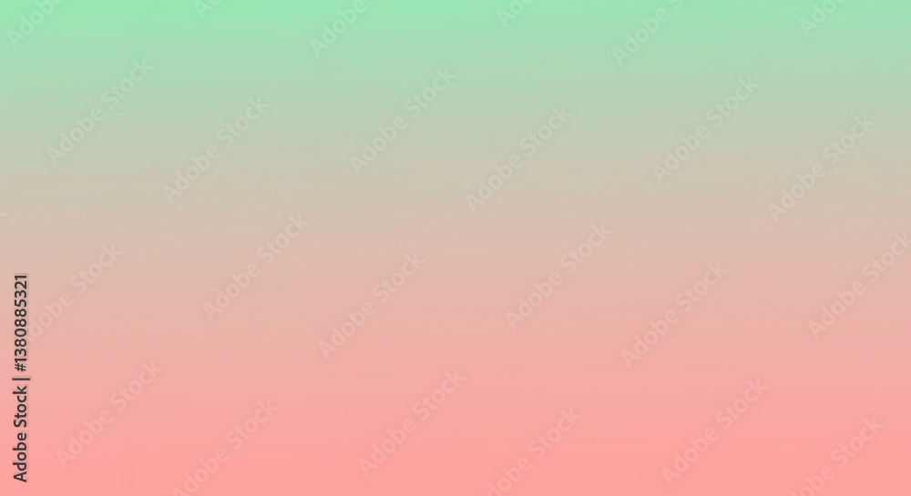 Fototapeta premium Mint to Rose Gradient AI Generated