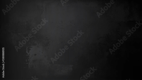 Black background Old dark wall Grunge rough texture Blackboard for text.