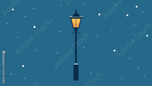 lantern on a blue sky