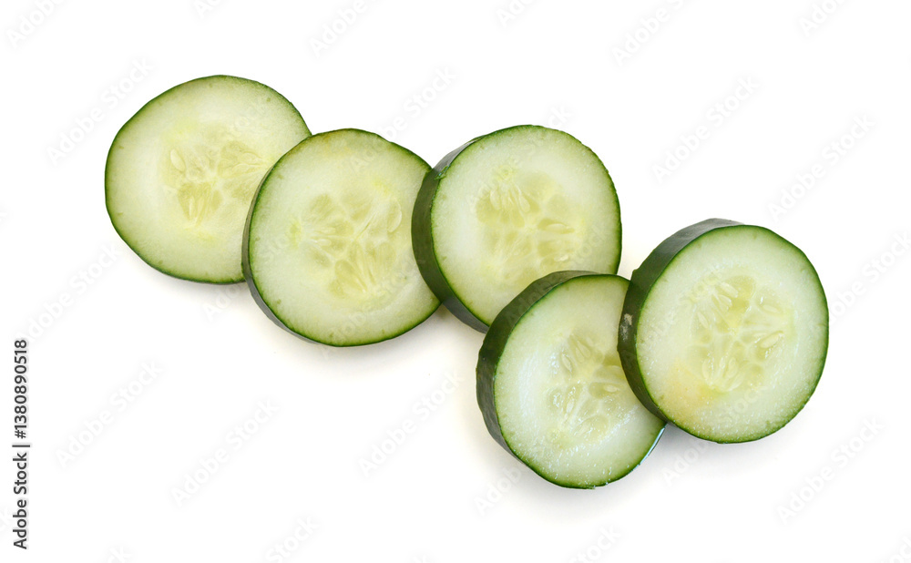 Cucumber isolated on white background Cucumber isolated on white background