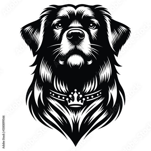 dog with a heart