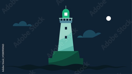 lighthouse in the night