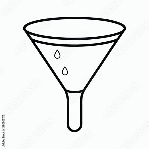 martini glass isolated on white