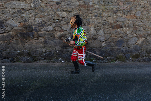 Boteiro, character of the Galician carnival, Ourense.