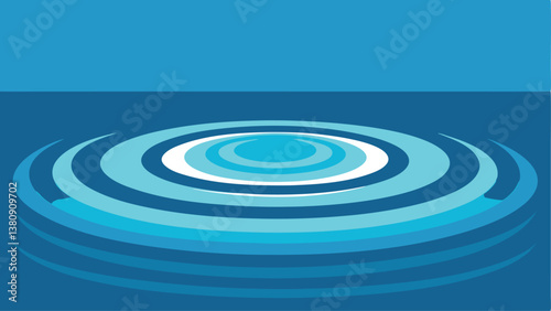 blue water ripples