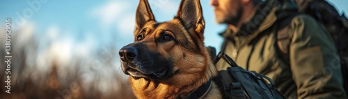 Embark on a thrilling search and rescue mission with a courageous canine and its steadfast handler