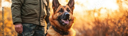 Embark on a thrilling search and rescue mission with a courageous canine and its steadfast handler