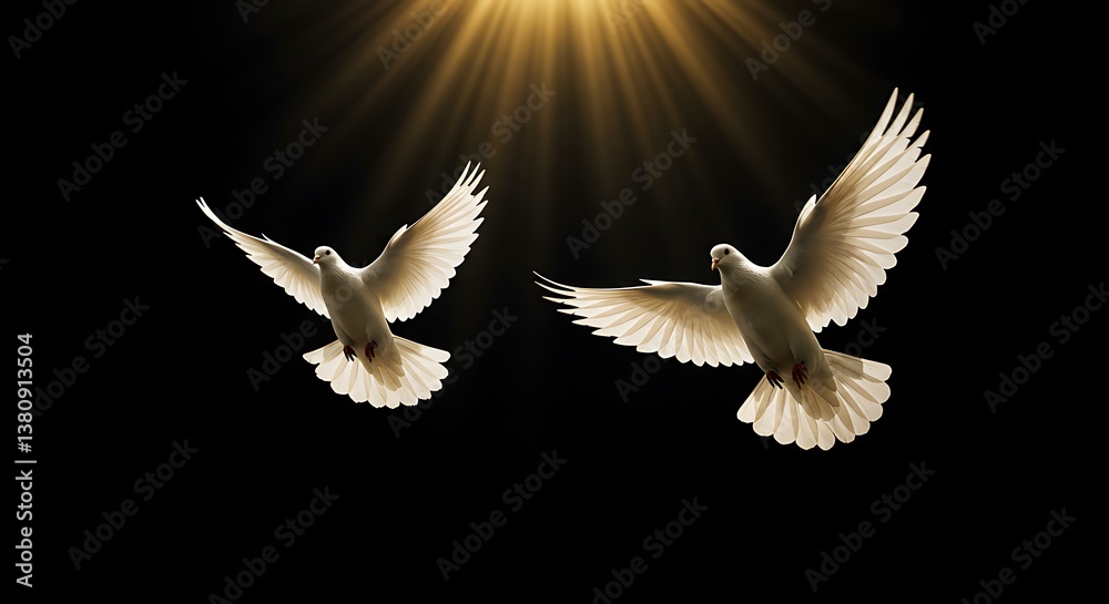 Obraz premium Celestial Ascent AI Generated