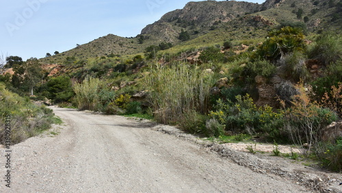 cyclo route TMU 07 in nature reserve La Muela in Spain