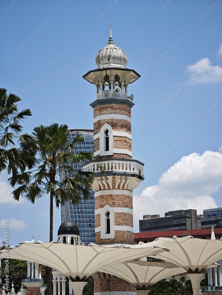 Obraz premium Masjid jamek in Malaysia. Most Muslim Tourists places