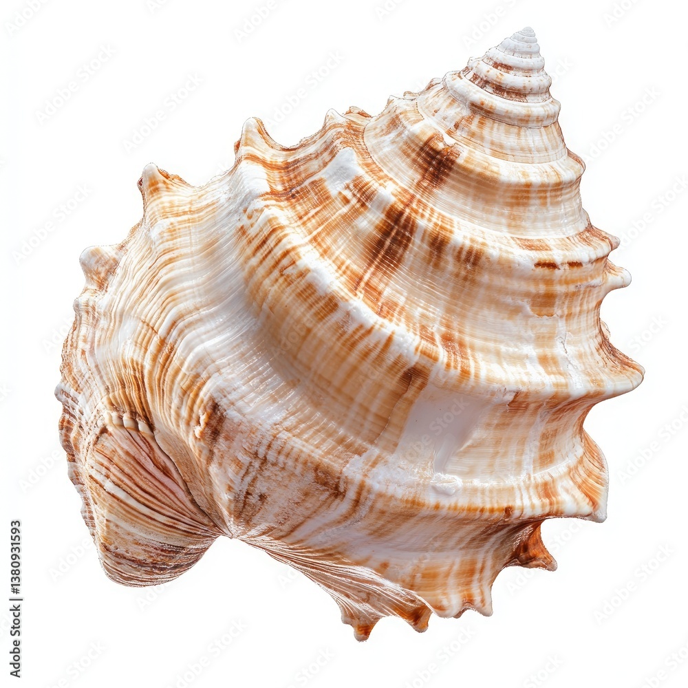 Spiral seashell, intricate design Spiral seashell, intricate design