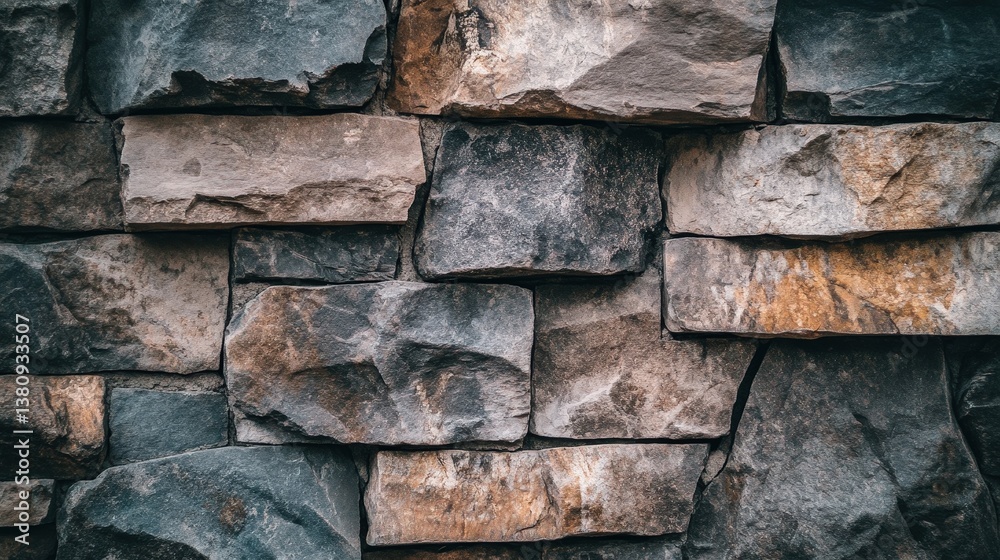Rough stone textures in a close-up shot of a mountain cliff Rough stone textures in a close-up shot of a mountain cliff