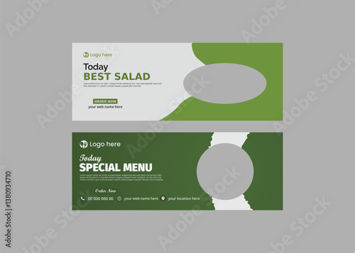 Restaurant Facebook Cover Images and vector